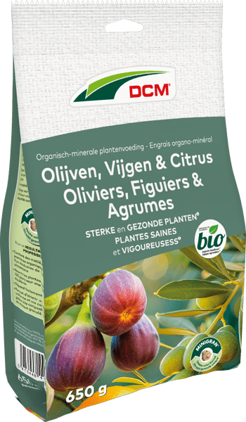 DCM Plantenvoeding Olijven, Vijgen & Citrus 0,65 KG - Voor het bemesten van olijven, vijgen en citrus