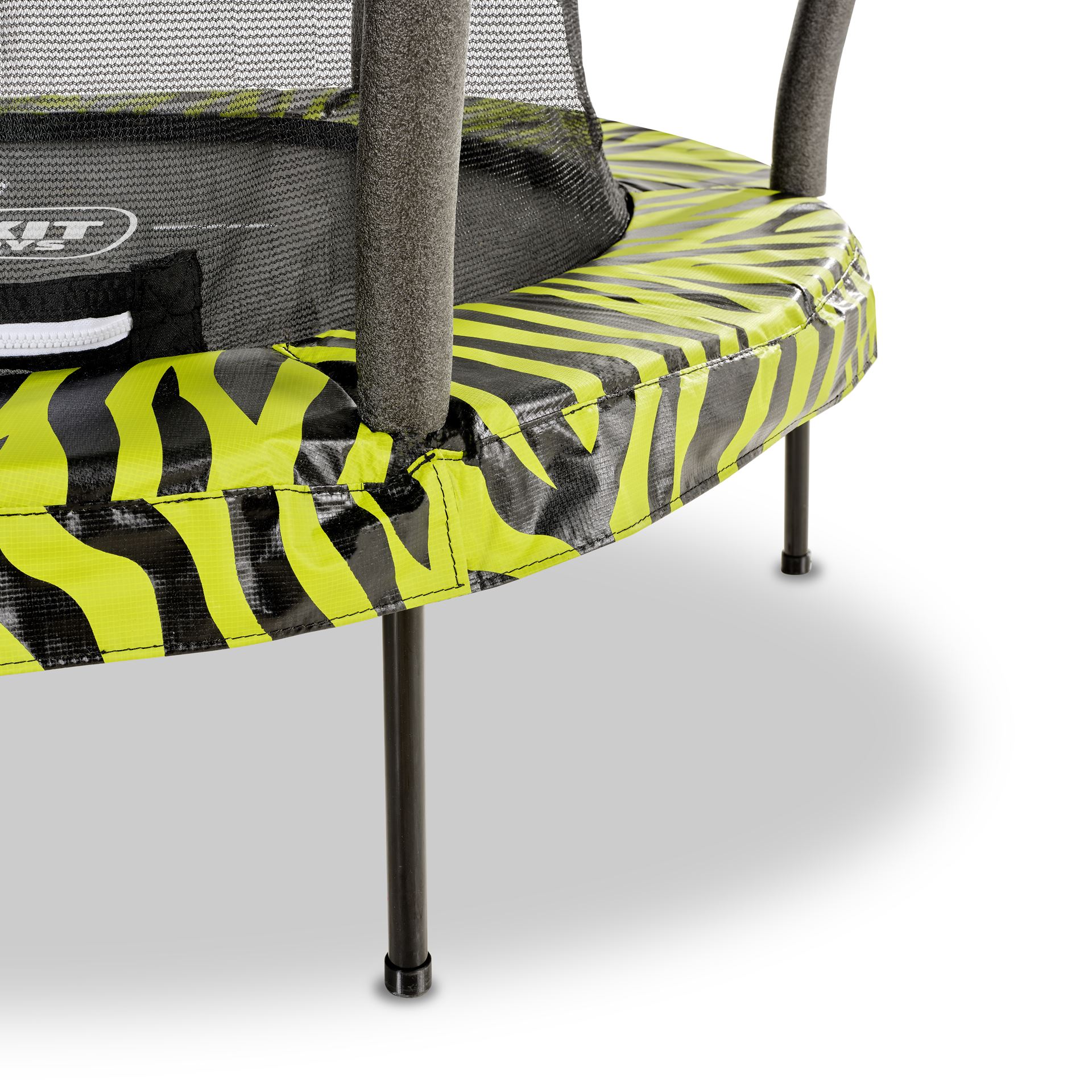 EXIT-Tiggy-junior-trampoline-met-veiligheidsnet-140cm-zwart-groen