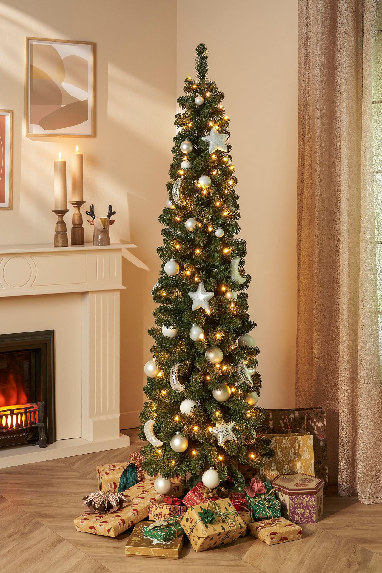 Kerstboom-Charlton-Pilar-D48xH155cm-groen