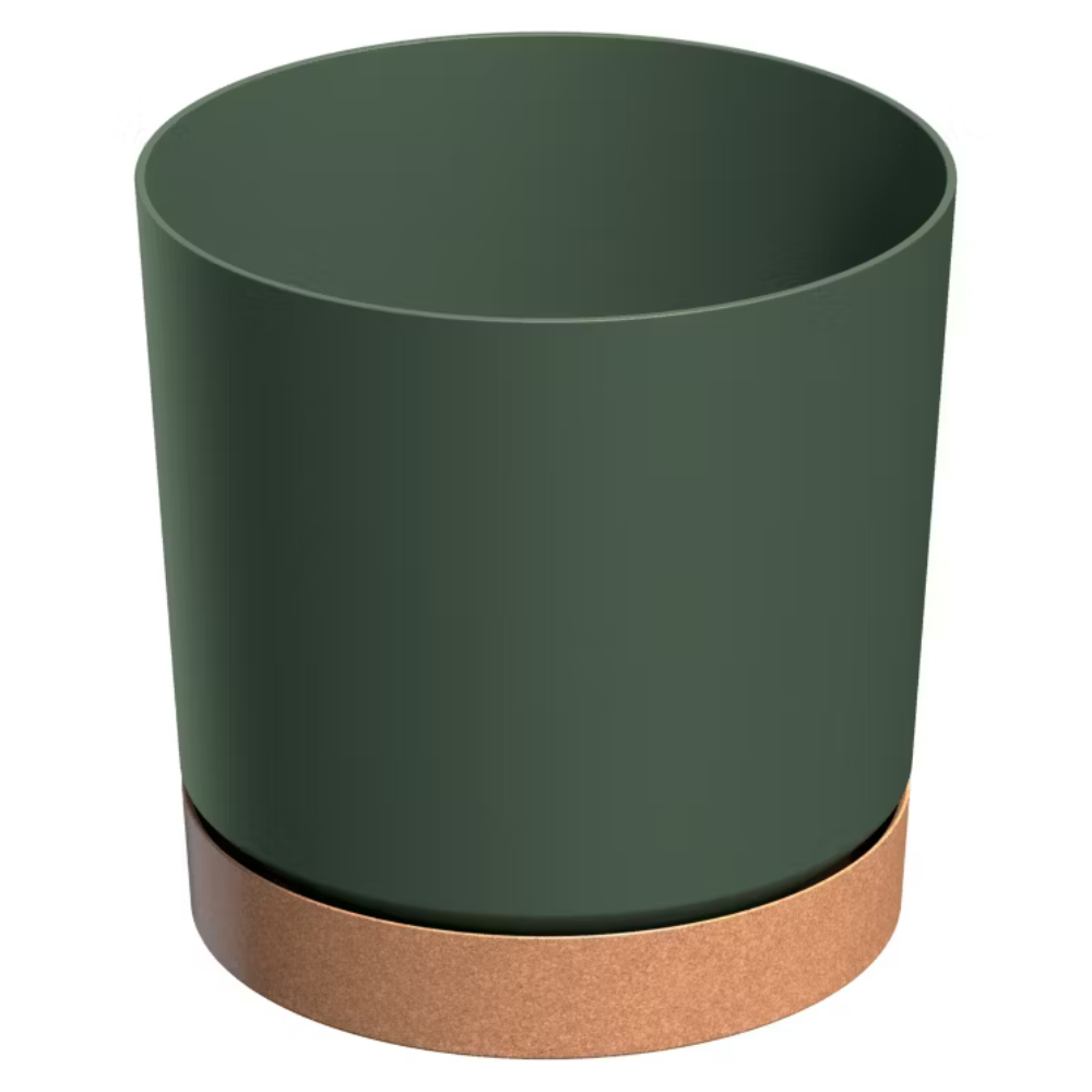Prosperplast Tubo PM Pot de fleurs - Ø 39 cm - Vert pin