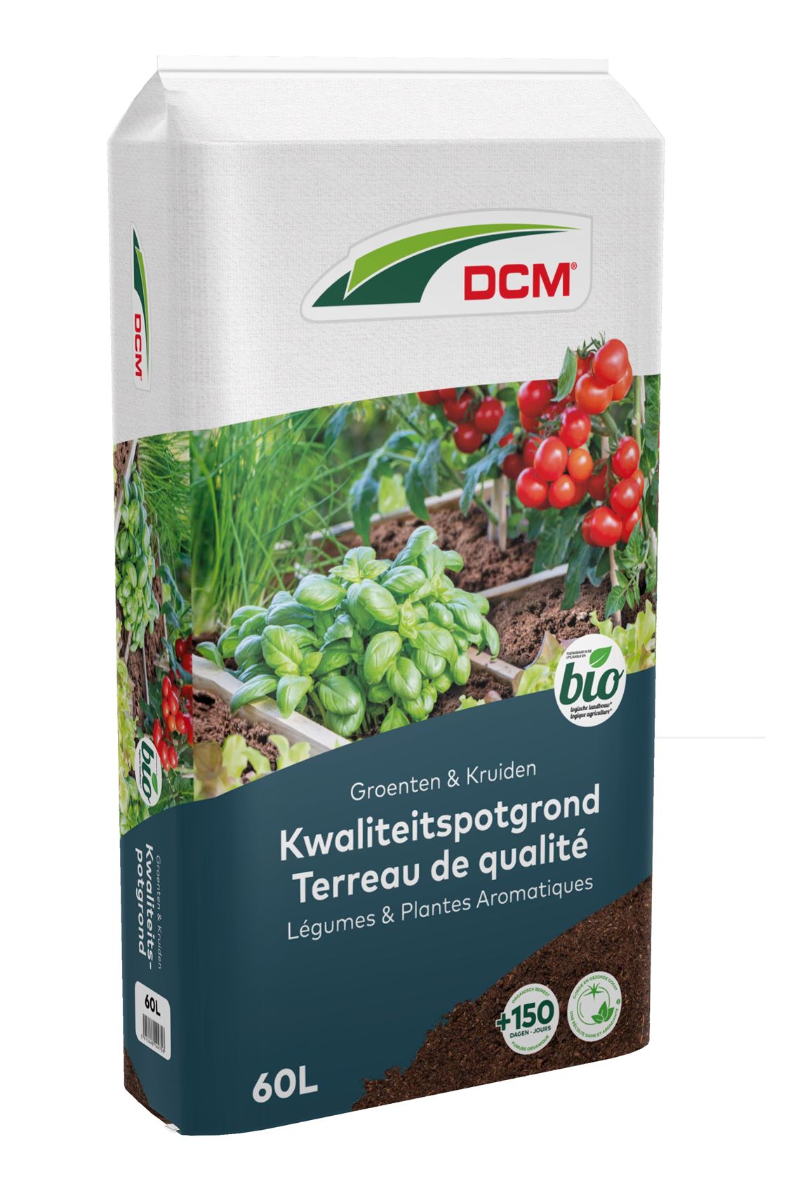 DCM Potting soil for vegetables & herbs 60L (BIO)