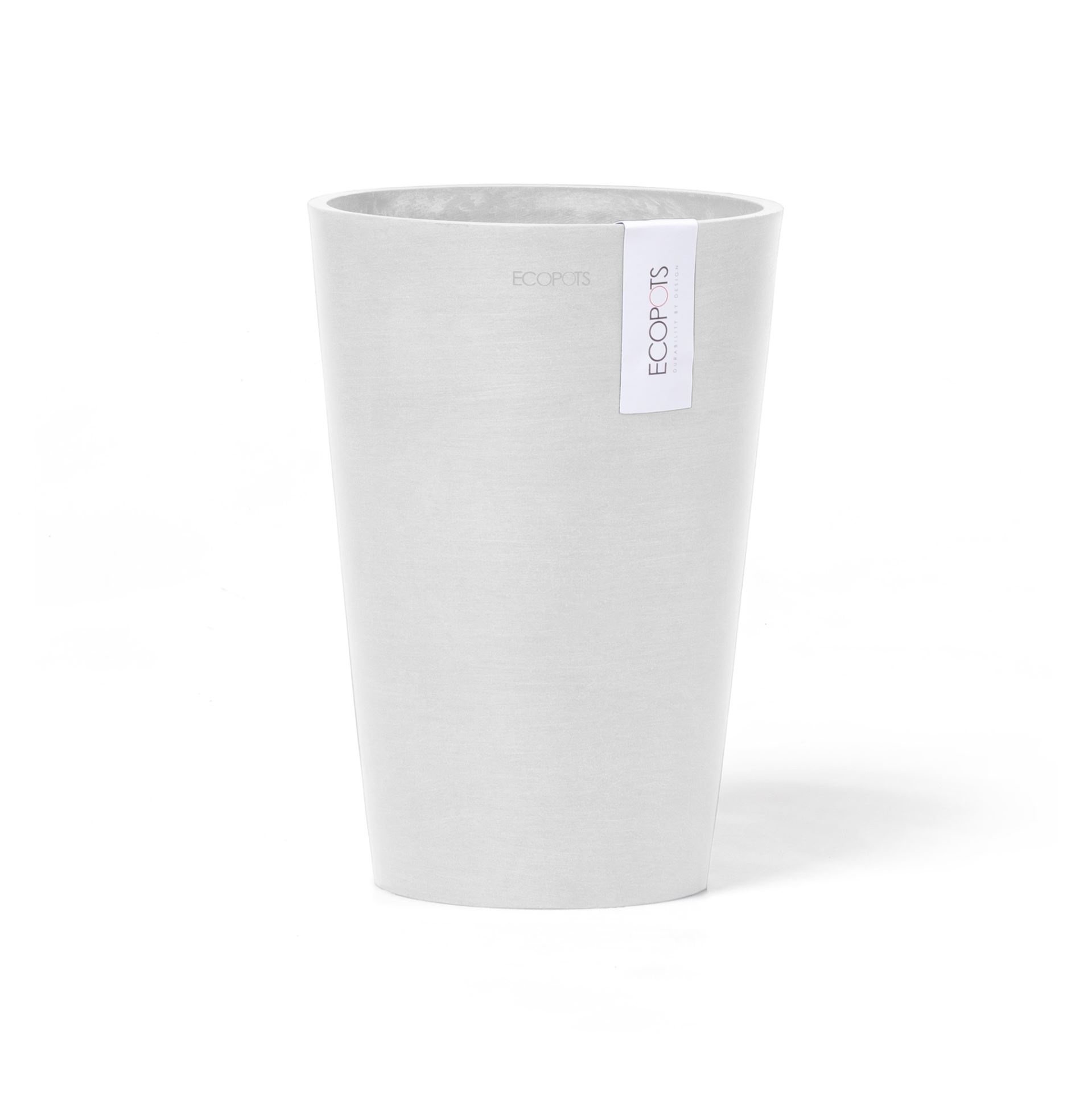 Ecopots-pisa-pure-white-17-5-cm-H25-cm