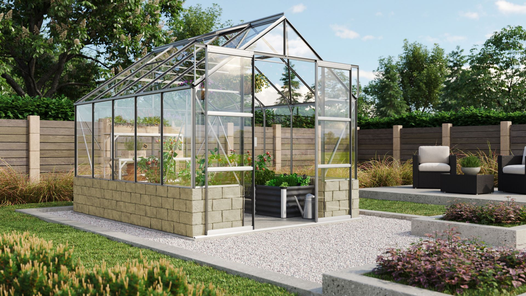 Vitavia Cassandra Greenhouse - 8.3 m² - Aluminum