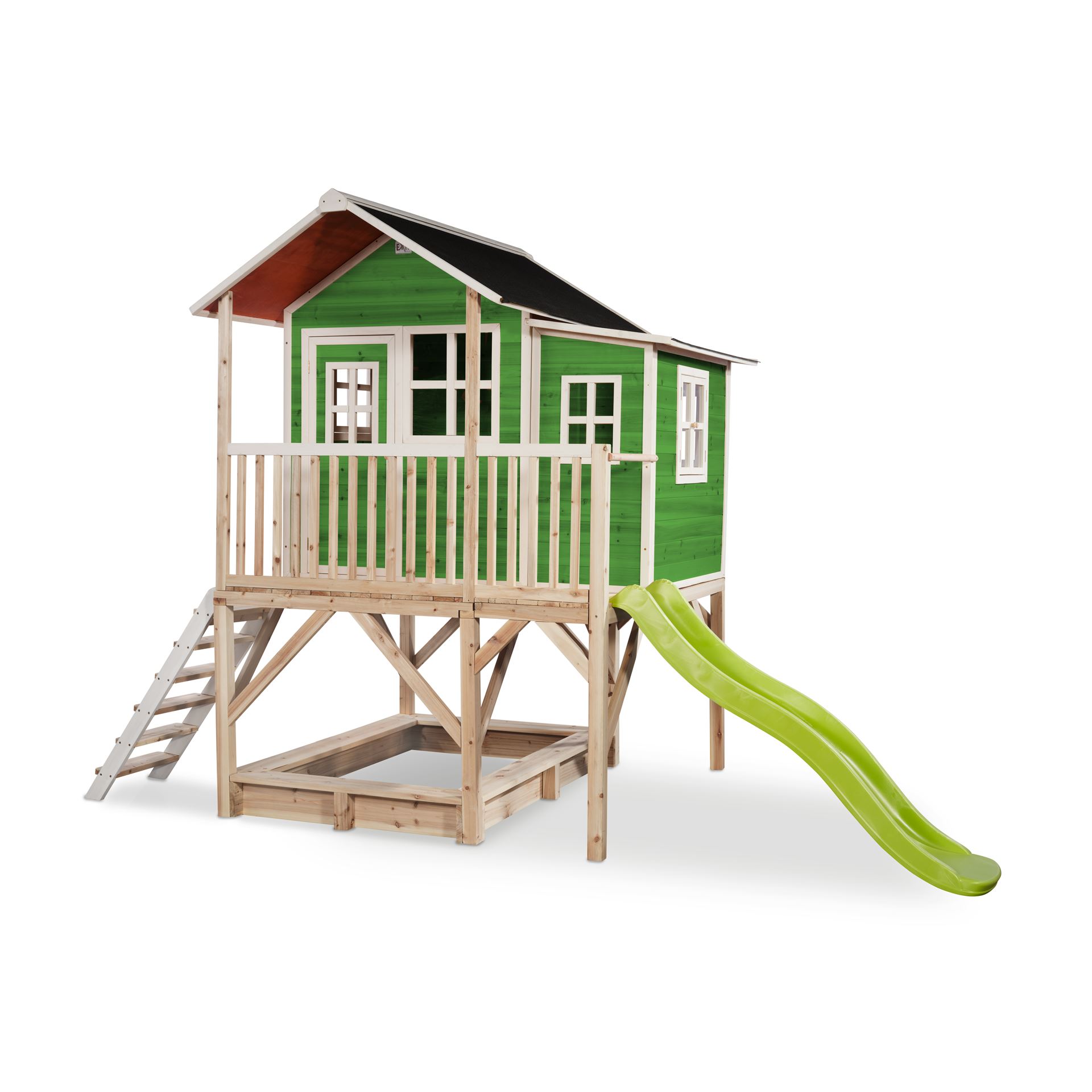 EXIT-Loft-550-houten-speelhuis-groen