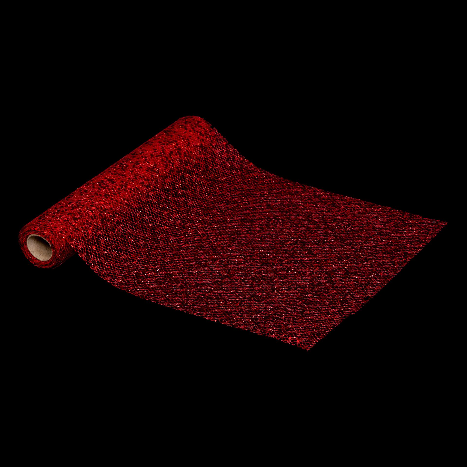 Tafelloper-28x300cm-sequins-rood