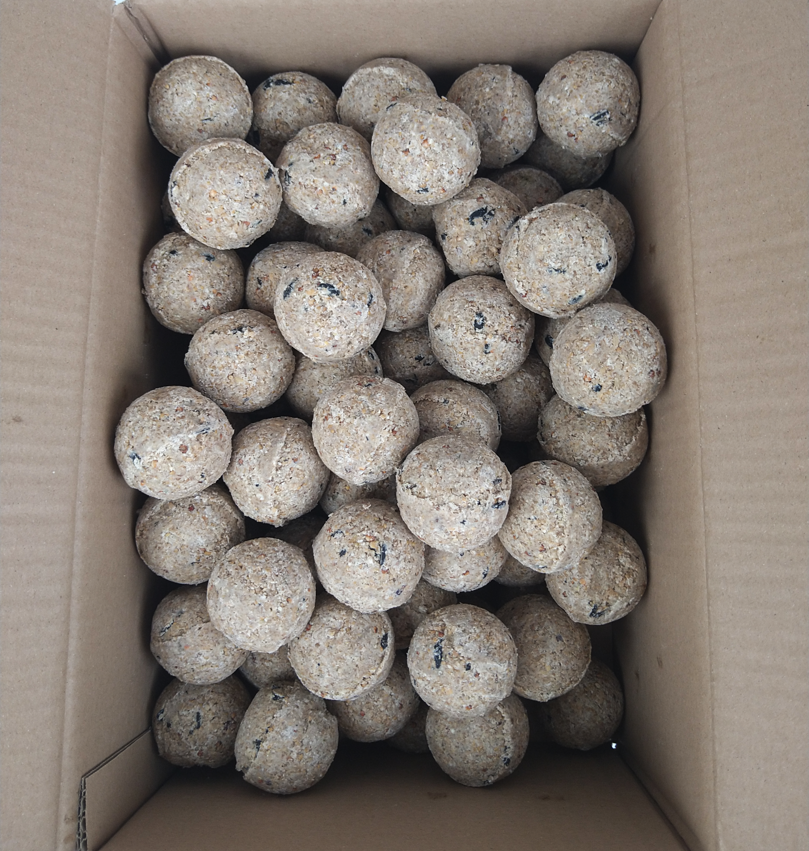 Famiflora boules de suif sans filet - 100 boules de graisse à 85 grammes