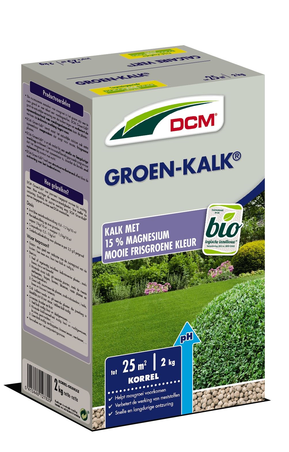 DCM Chaux verte - 2kg jusqu'à 25m² - bio