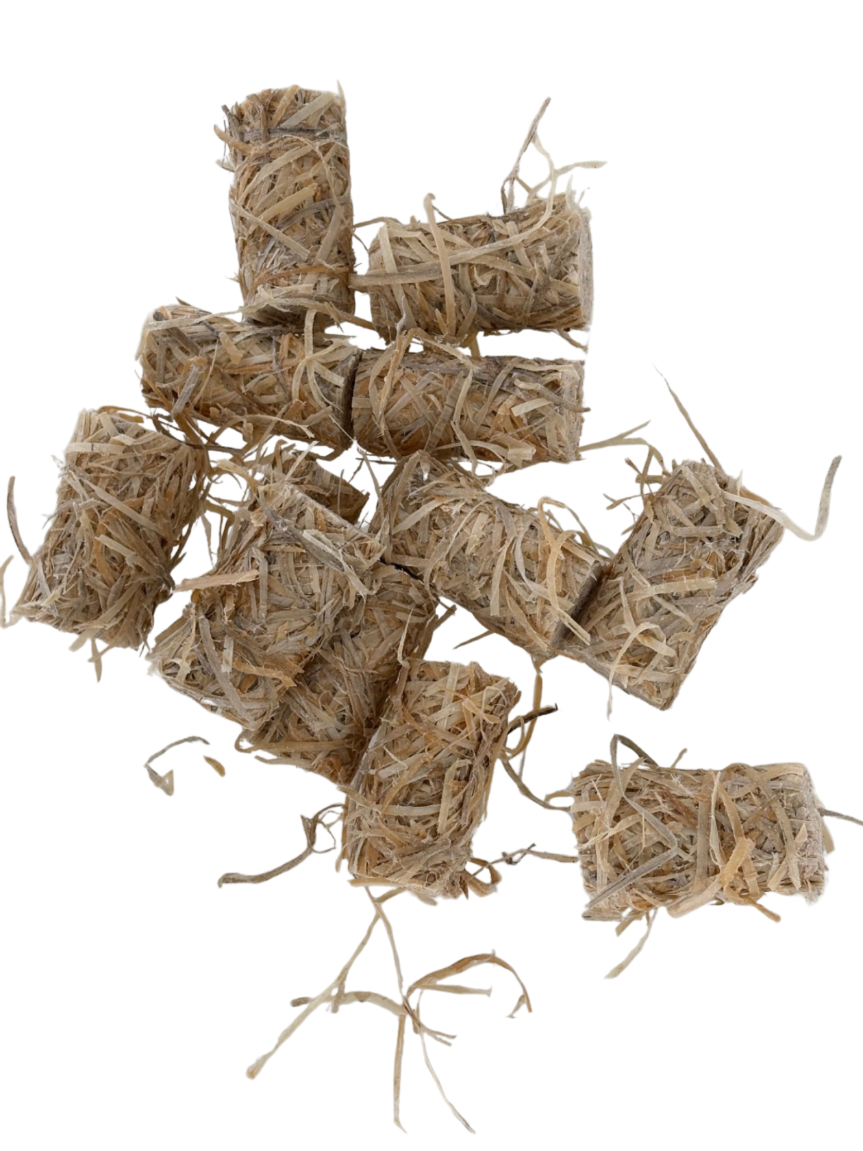 Famiflora kindling shavings Wood Wool 2kg (160 pieces) - Quick Fire - Natural - Safe & Easy