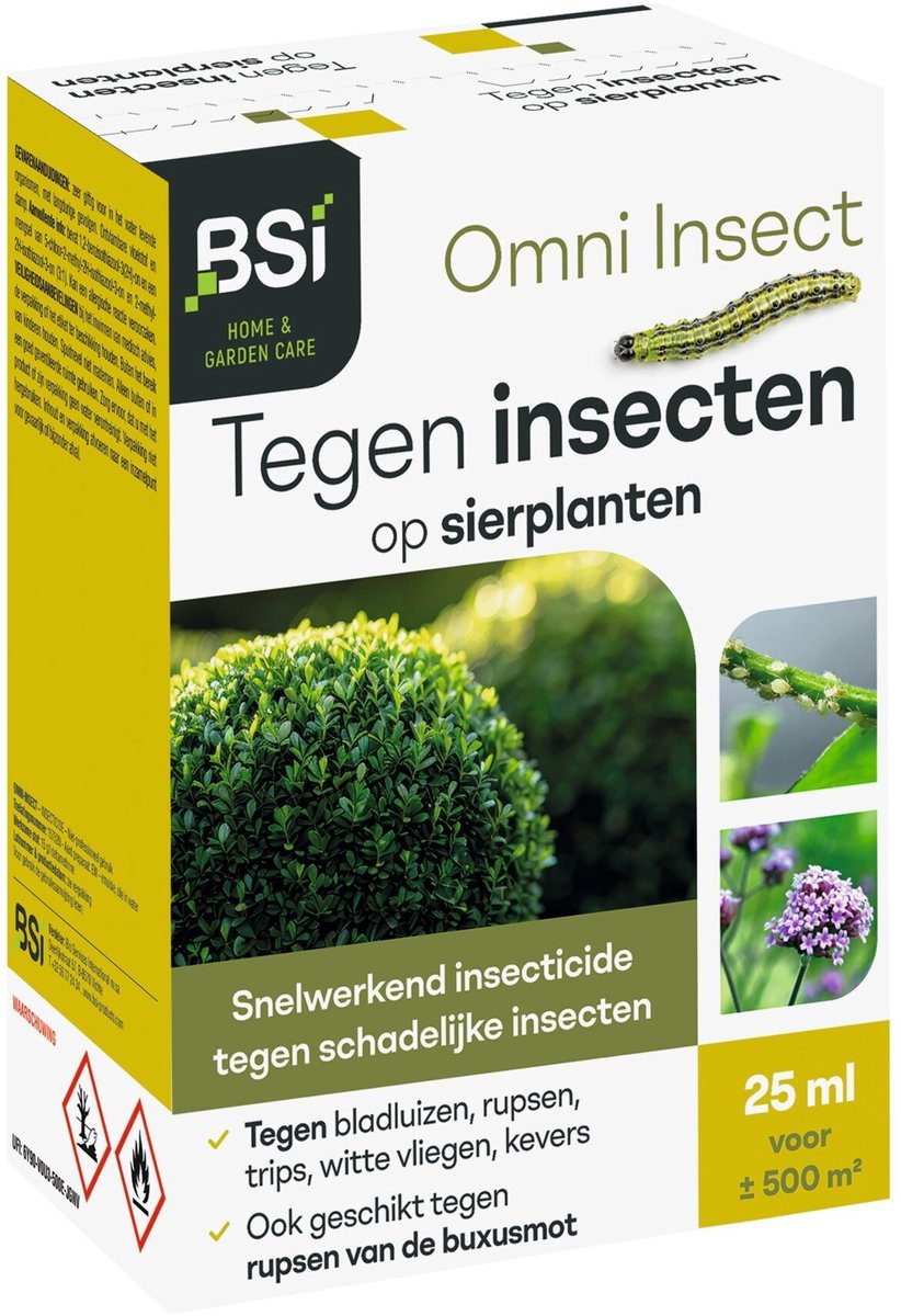 BSI Omni Insect – 25ml voor 250m² – tegen vretende en zuigende insecten