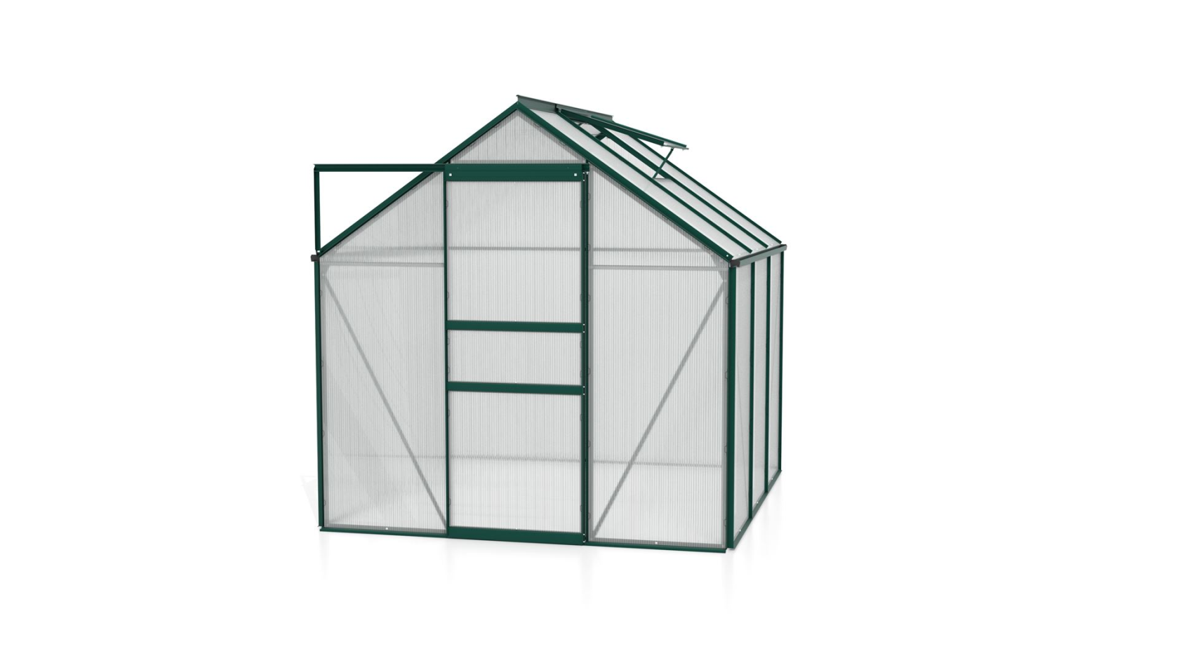 Vitavia Venus serre - 3,8mÂ² - met 6 mm polycarbonaat - Donkergroen
