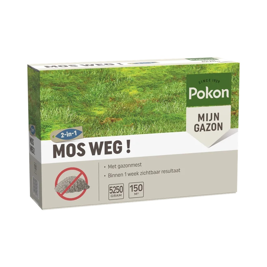 Pokon Mos Weg! mosbestrijder - 5250 gram voor 150m2