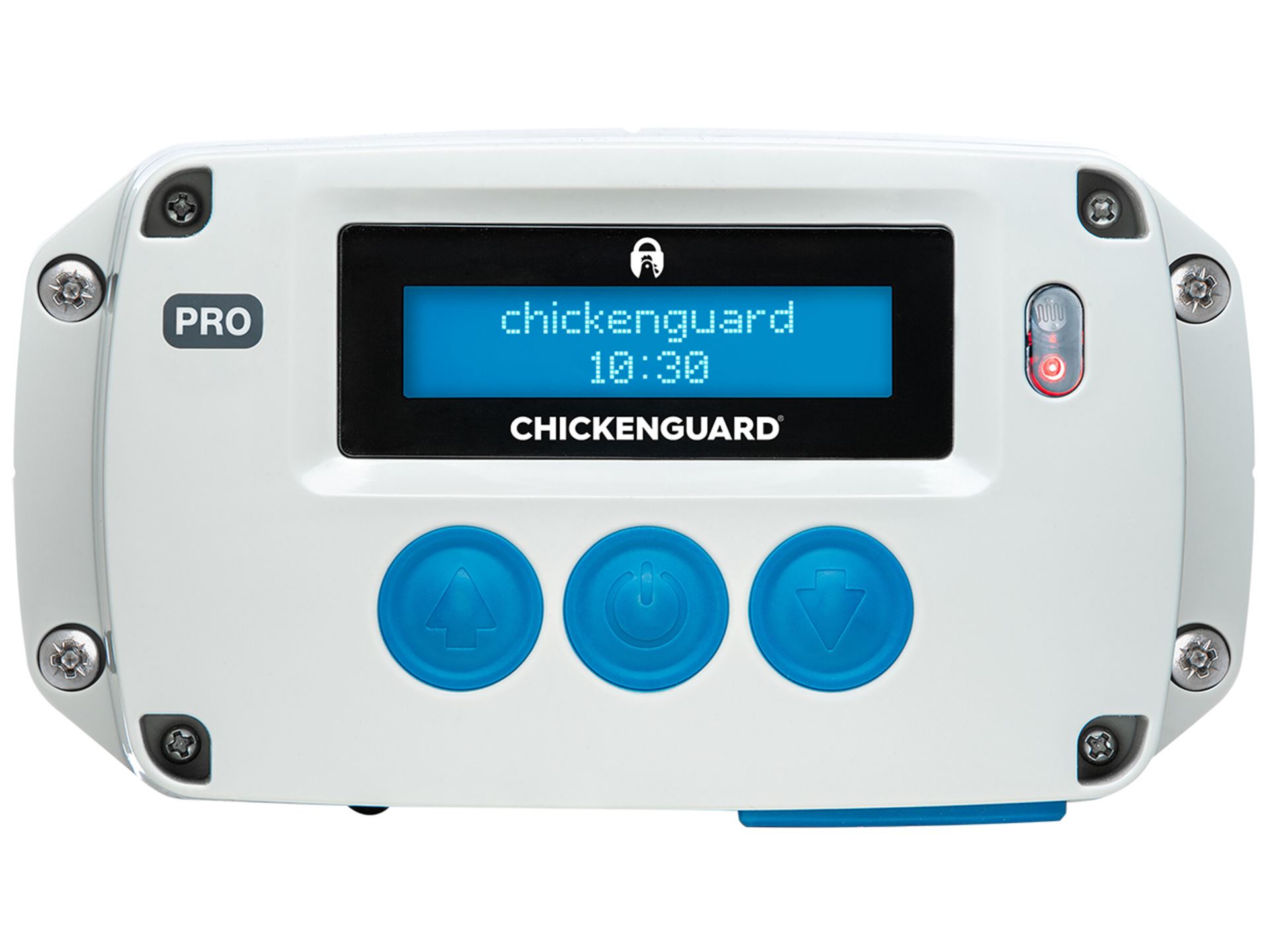 Chickenguard-Pro-met-timer-en-lichtsensor-op-batterijen