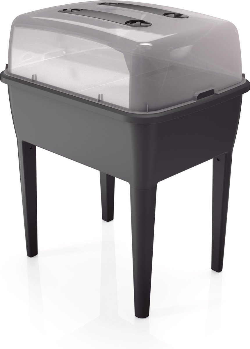 Prosperplast Respana Planter High XL Grow Table - Anthracite - 77 x 58 cm - 83 Liter