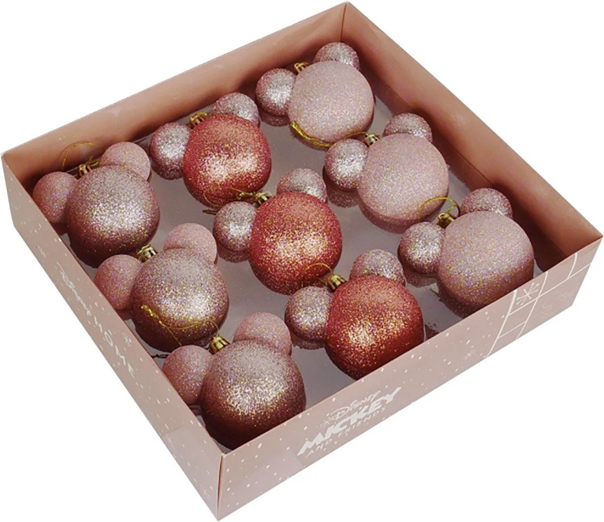 Christmas Inspirations kerstballen Disney© Mickey Mouse - set van 9 stuks - Ø6 cm