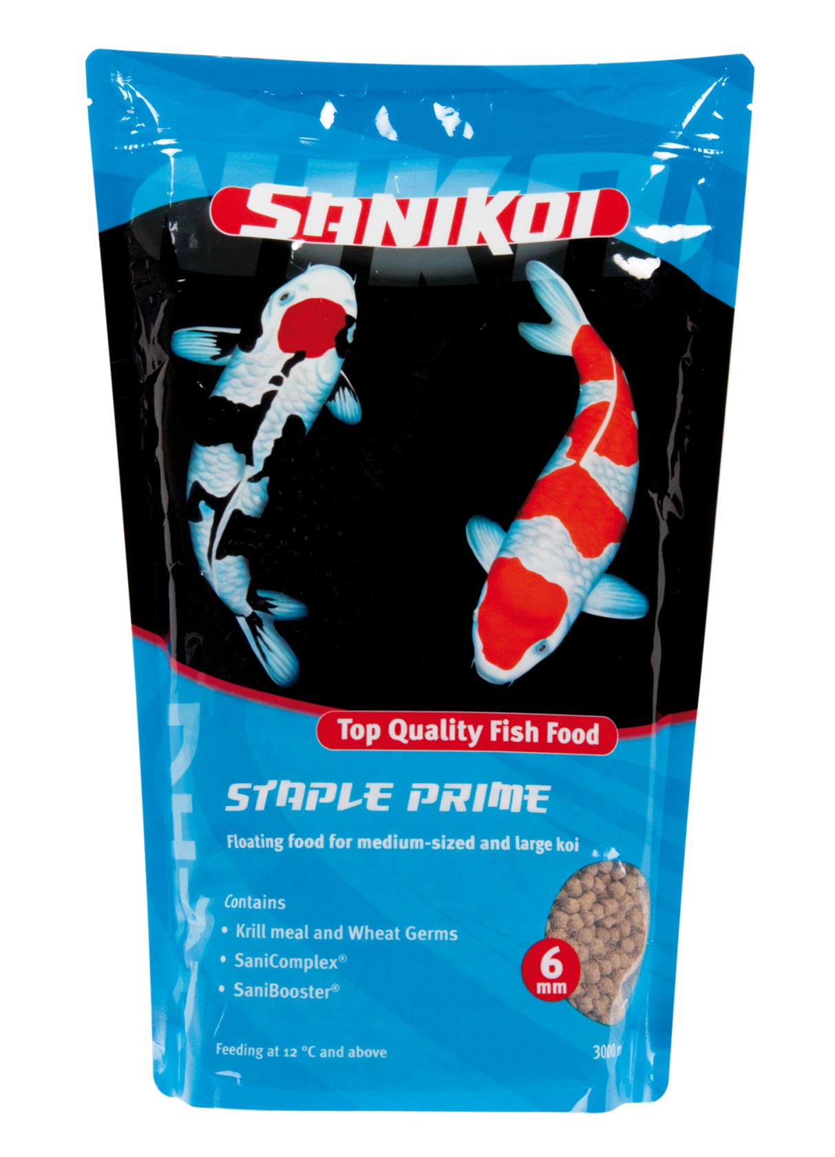 SaniKoi-Staple-Prime-6-mm-3000-ml-lichtverteerbaar-en-puur-natuur-visvoer-voor-gezonde-vissen