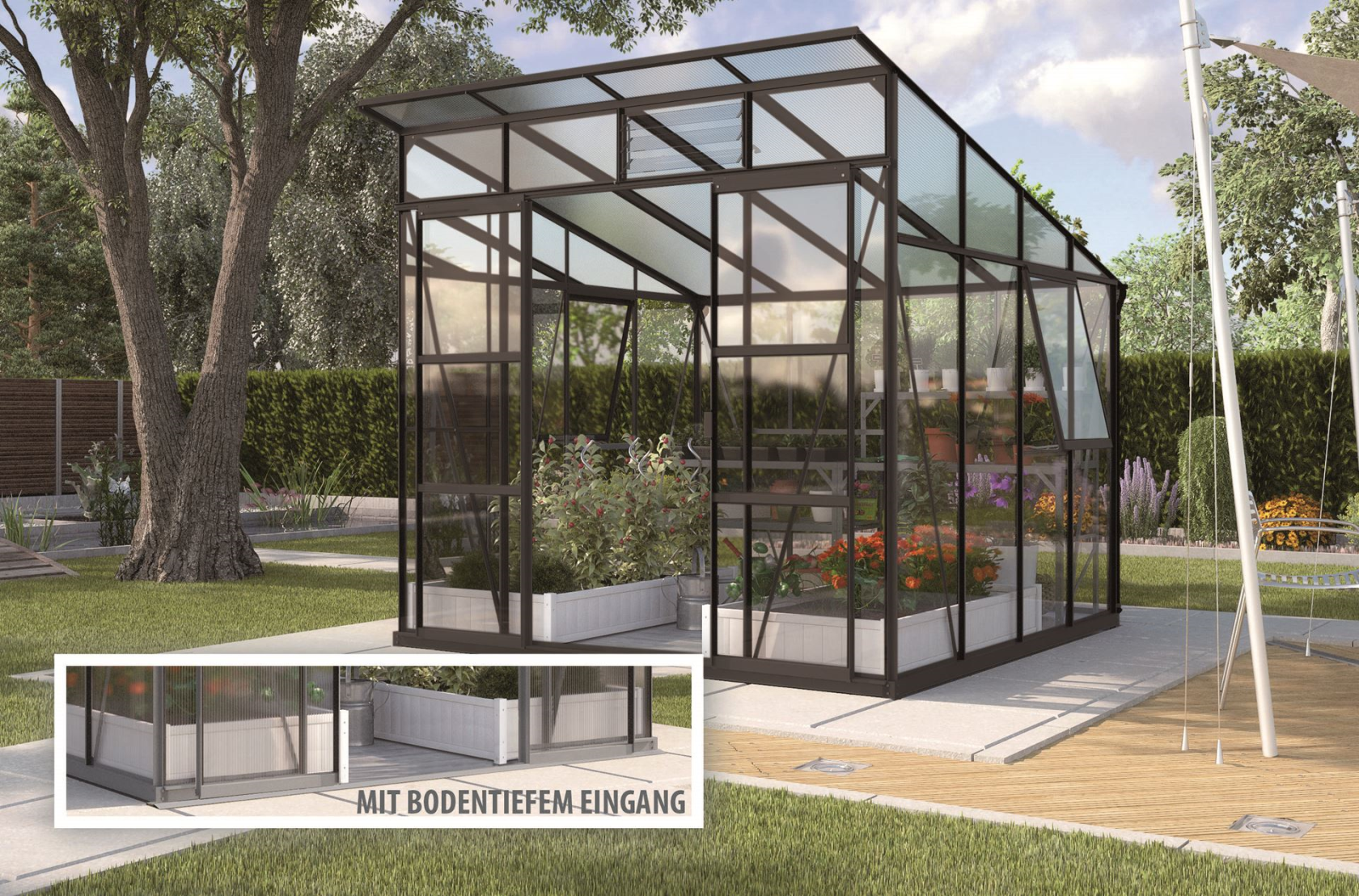 Vitavia Playa serre - 7,6m² - Zwart