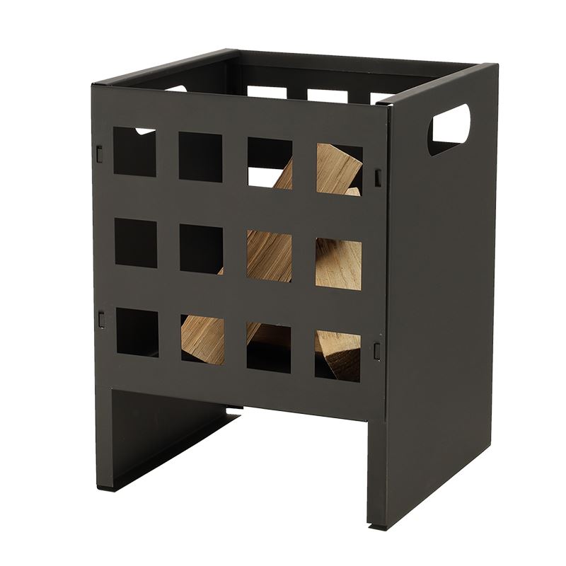 Esschert Design vuurkorf vierkant - 30,8x30,1x40,1cm - zwart Vuurkorf-vierkant-zwart-30cm