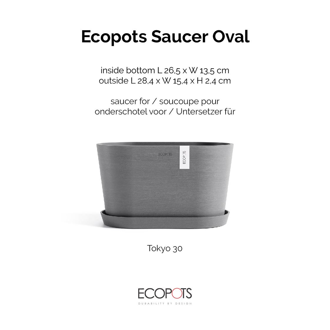 ecopots-onderschotel-ovaal-Tokyo-Grey-LBH-28-4x15-4x2-4-cm