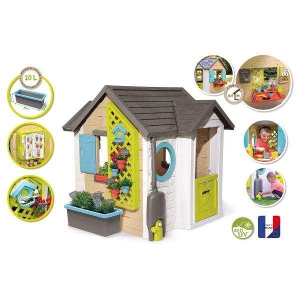 Smoby-Garden-house-kinder-speelhuisje-incl-gieterjes-potjes-