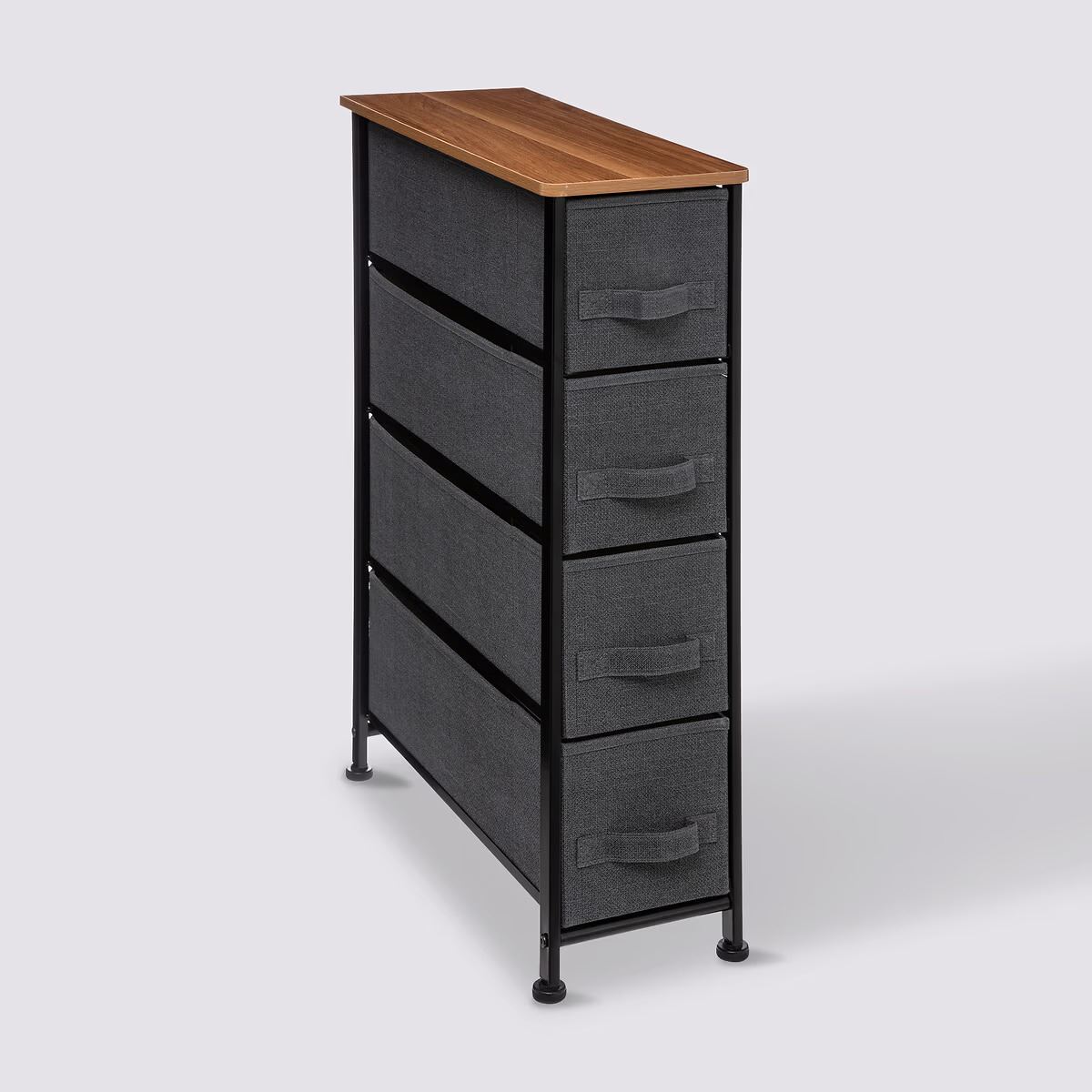 Tissa-opbergmeubel-met-4-laden-donkergrijs-