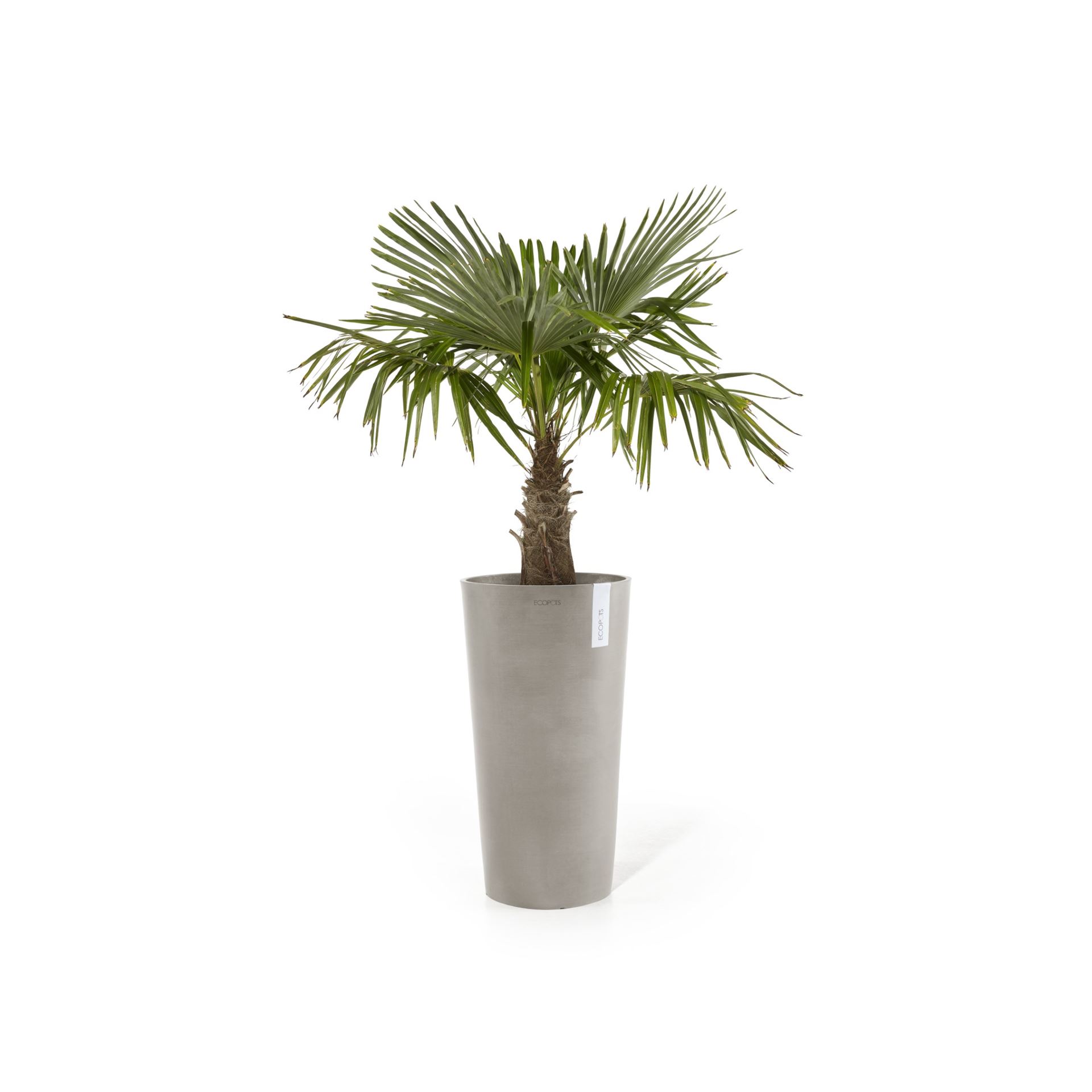 Ecopots-amsterdam-high-taupe-50cm-H90-cm