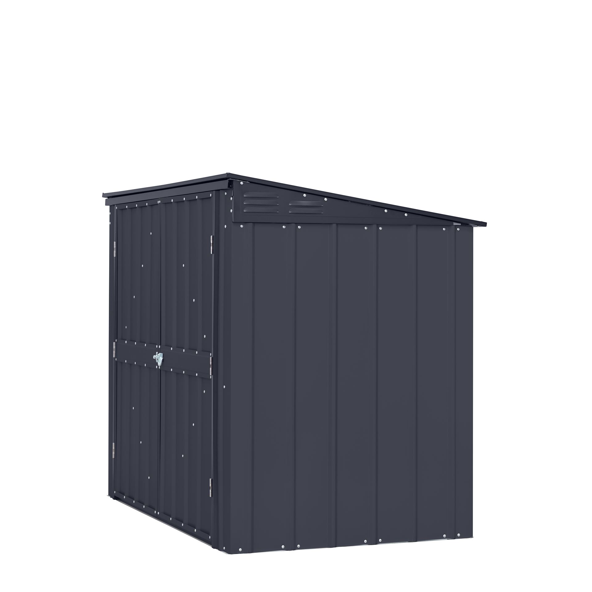 Afvalcontainer-berging-Easy-53-antraciet-Tuinberging-metaal-B171-x-L95-x-H131-5-cm