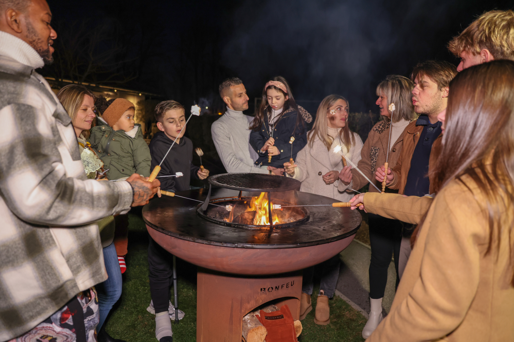 BonFeu BonBiza XL Cortentsaal - Buitenkoken - Plancha Bakken - Plancha BBQ - 100x100 cm