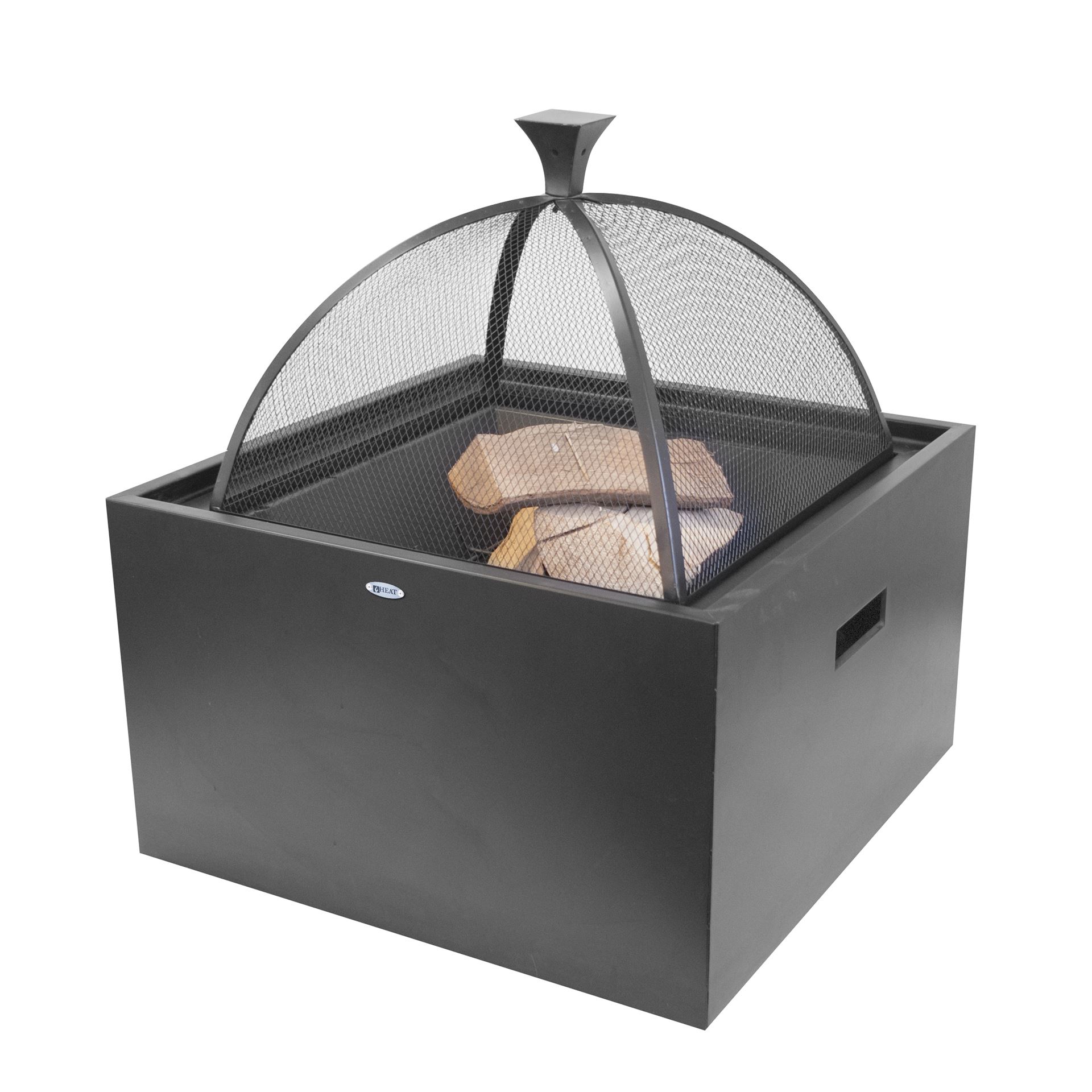 HEAT-3-in-1-Metal-Fire-basket-Barbecue-Side-table-