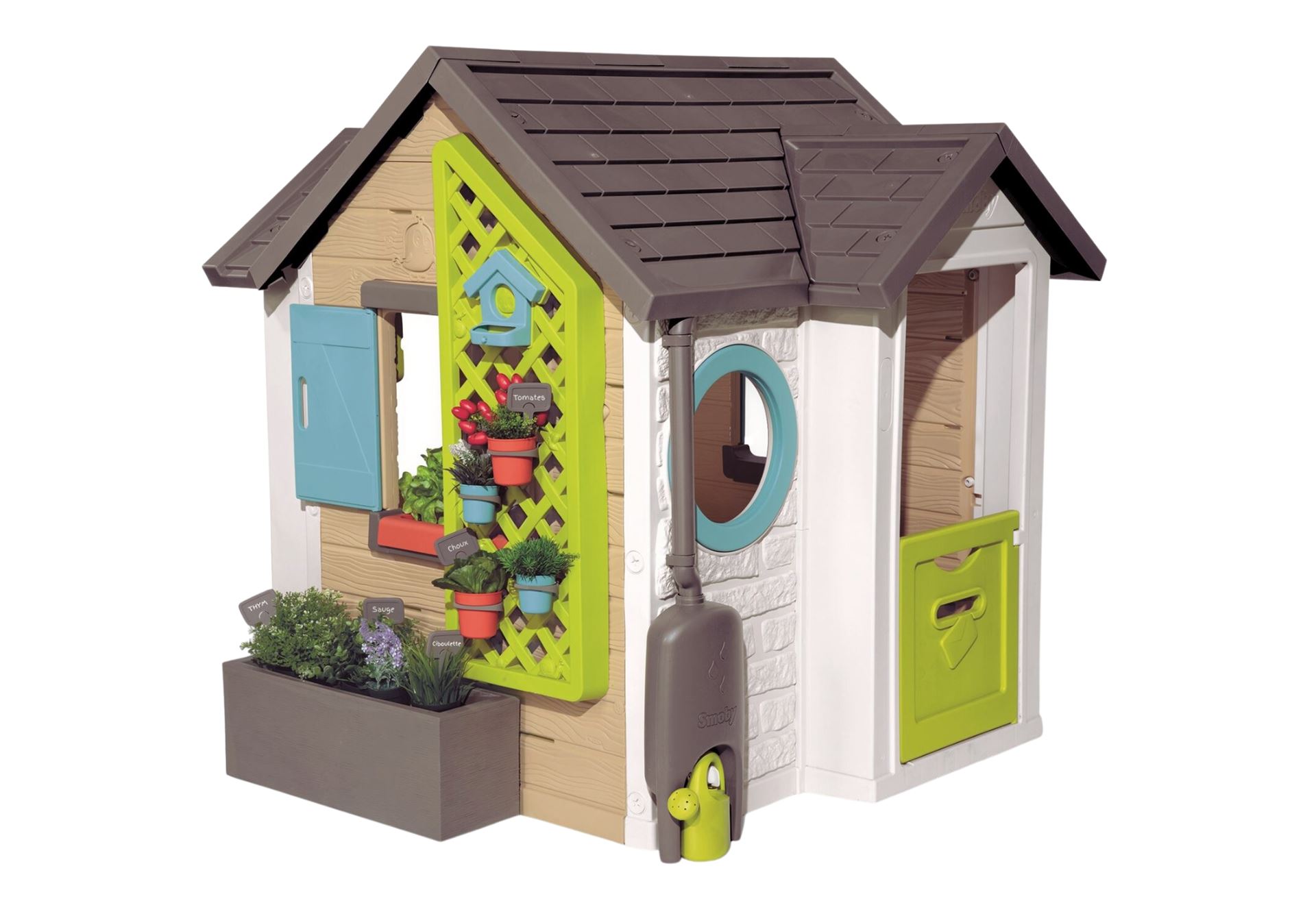 Smoby-Garden-house-kinder-speelhuisje-incl-gieterjes-potjes