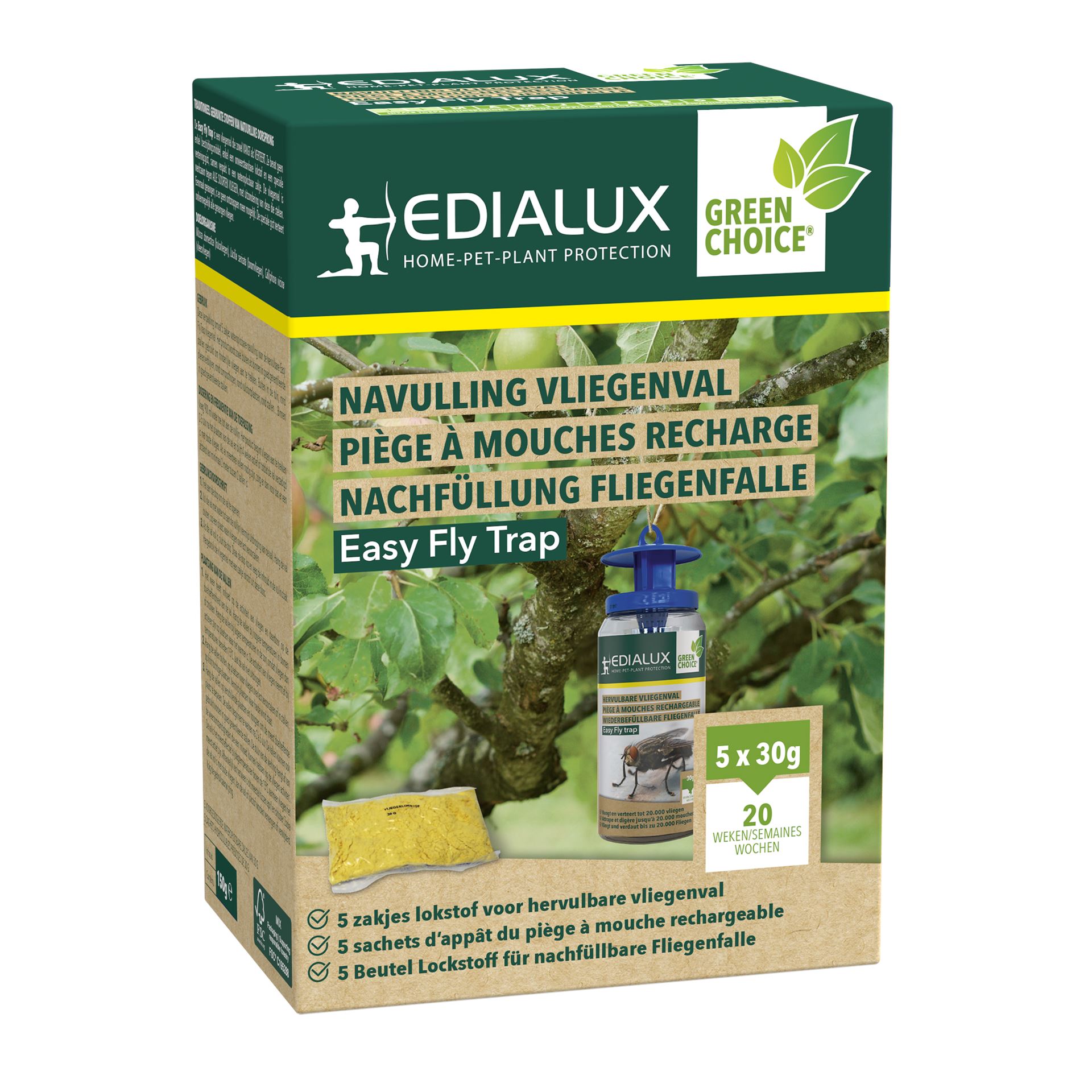 Flytrap-B-Navulling-150ml-5x30g-