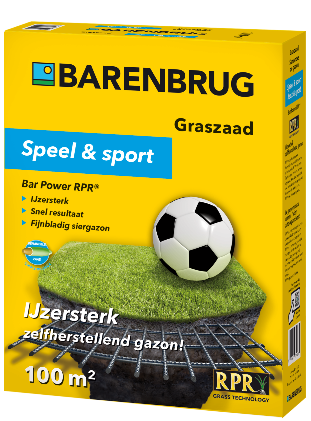 Barenbrug grass seed Bar Power RPR - extremely strong self-healing lawn - 2kg up to 100m²