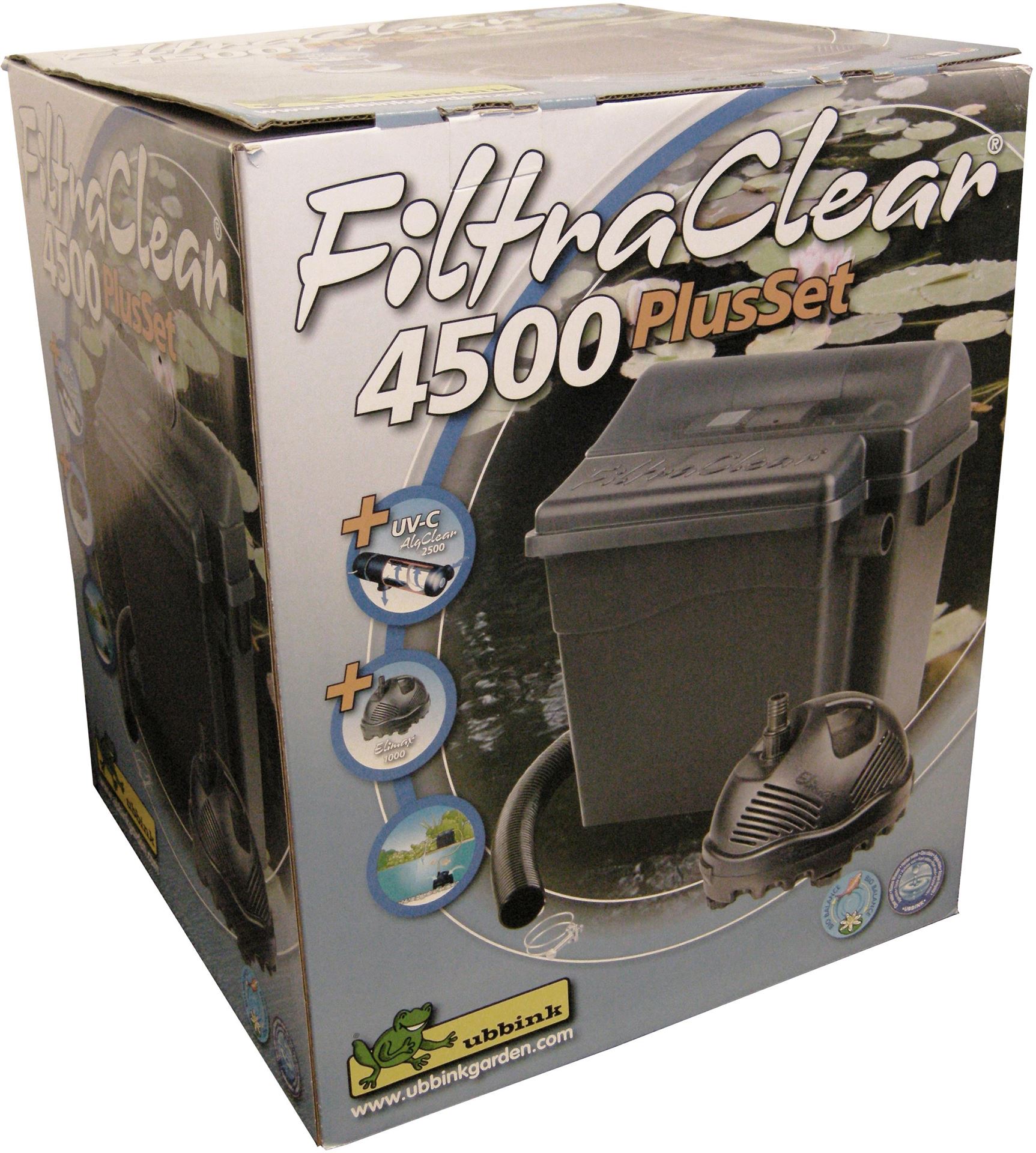 FiltraClear-4500-PlusSet-biologisch-mechanische-filtersysteem-met-2-kamers-UVC-5w-Elimax-1000-filter