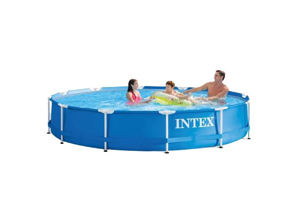 Intex Metal Frame Set opbouwzwembad - rond - Ø366 x H76 cm