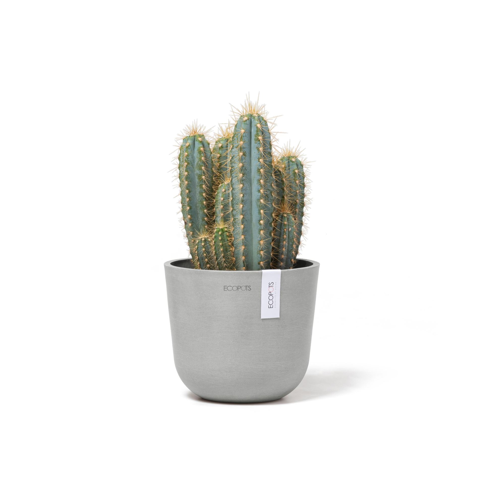 Ecopots-oslo-mini-white-grey-16-cm-H13-cm