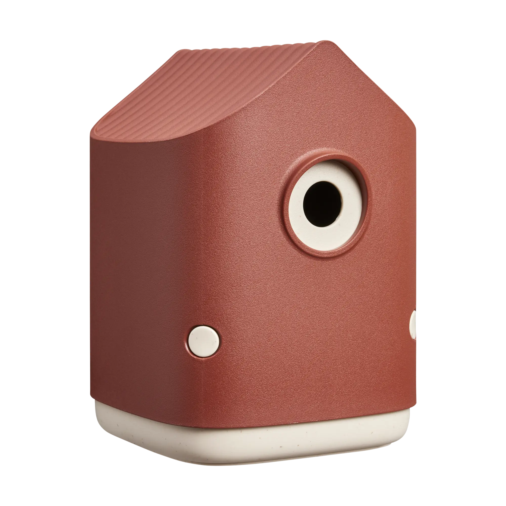Elho Cosy Bird House 18cm - Tuscan Red - Pour 11+ espèces - 100% recyclé