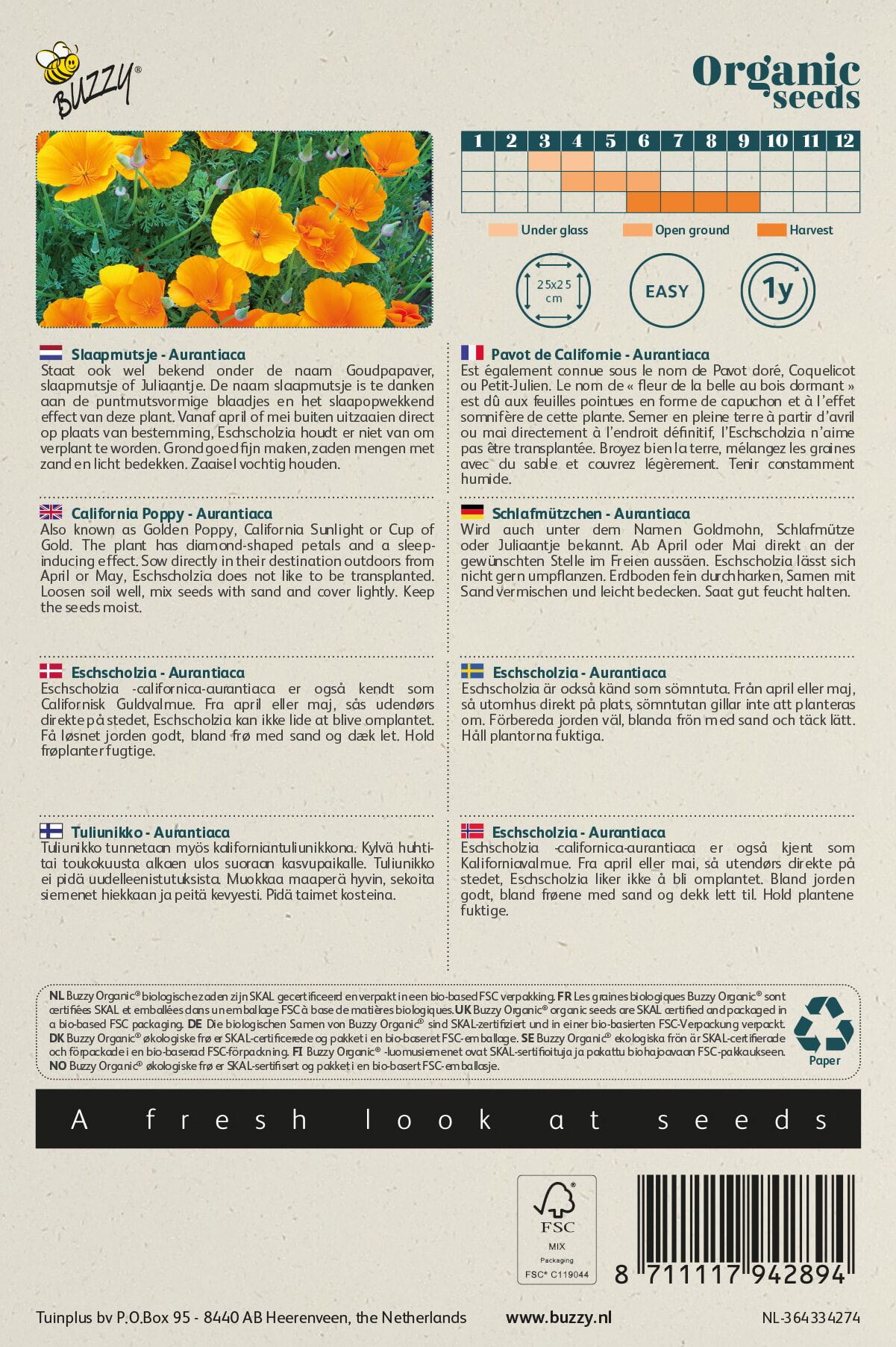 Buzzy-Organic-Eschscholzia-Aurantiaca