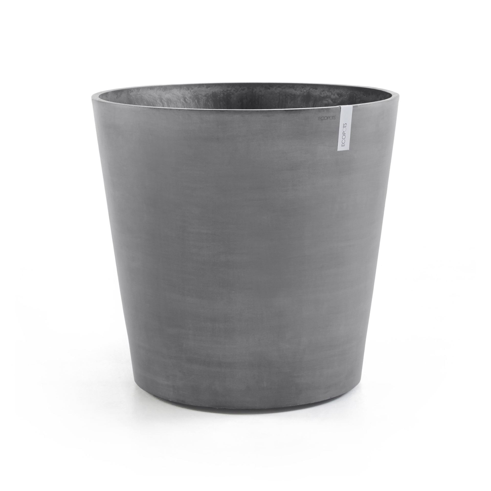 Ecopots flowerpot Amsterdam Wheels 60 - Round - Grey - Diameter 60 x H56 cm