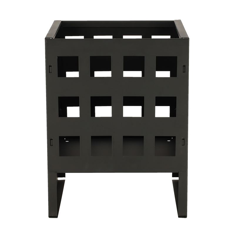 Esschert Design vuurkorf vierkant - 30,8x30,1x40,1cm - zwart Vuurkorf-vierkant-zwart-30cm
