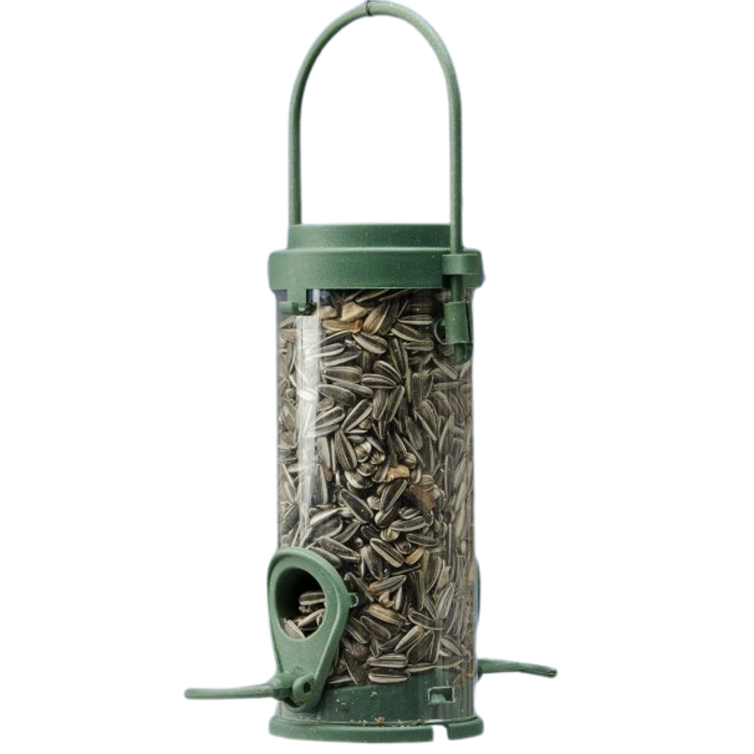 Famiflora Silo alimentaire Graines de tournesol - Recyclé - Oiseaux d'extérieur - 135g