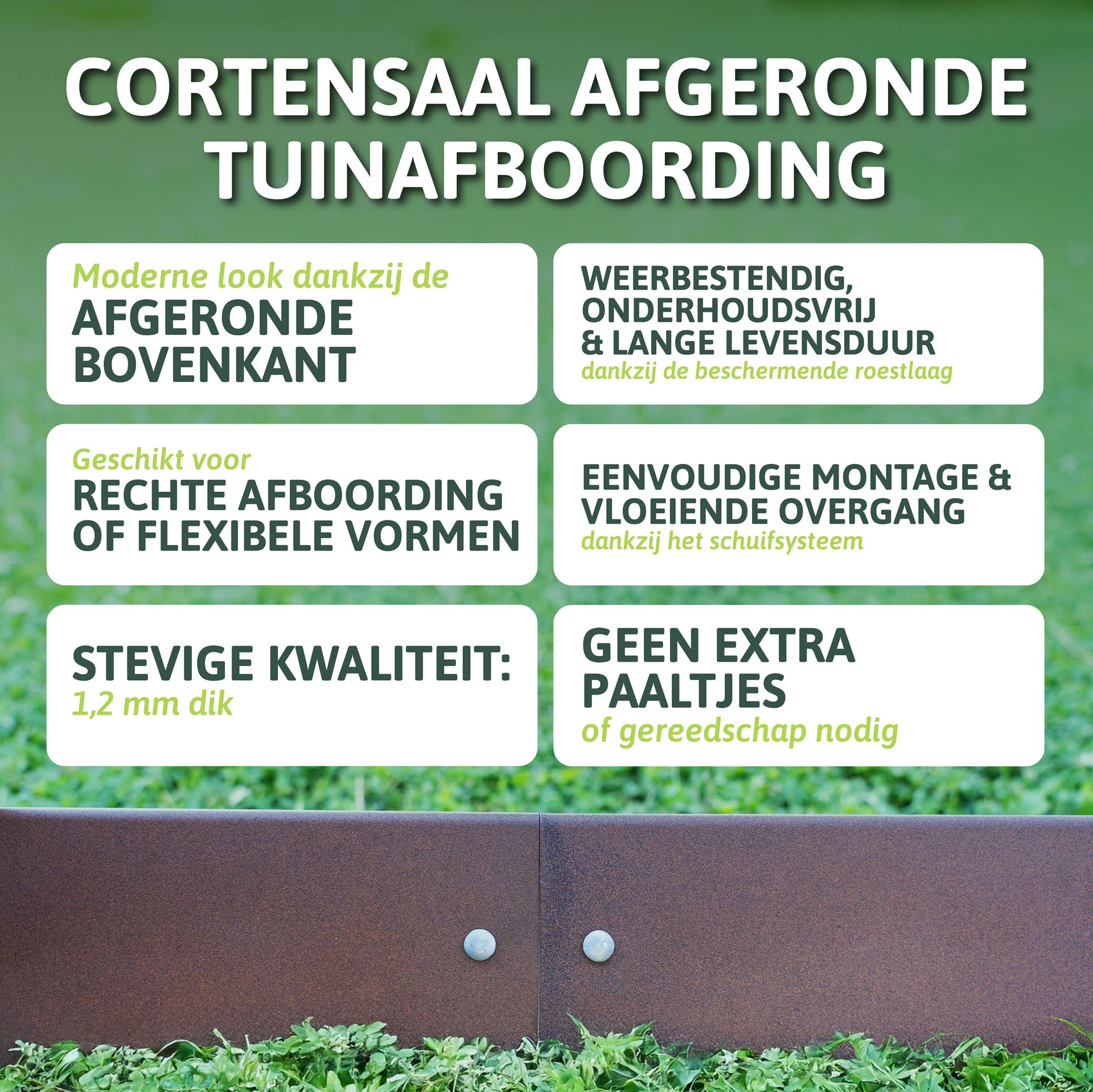 Borderrand-cortenstaal-100cm-H9cm-7cm-pin-16cm-dikte-1-2mm-gebogen-randen-