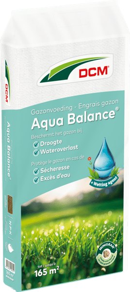 DCM Gazonvoeding Aqua Balance® 10 KG - Beschermt het gazon bij droogte en wateroverlast