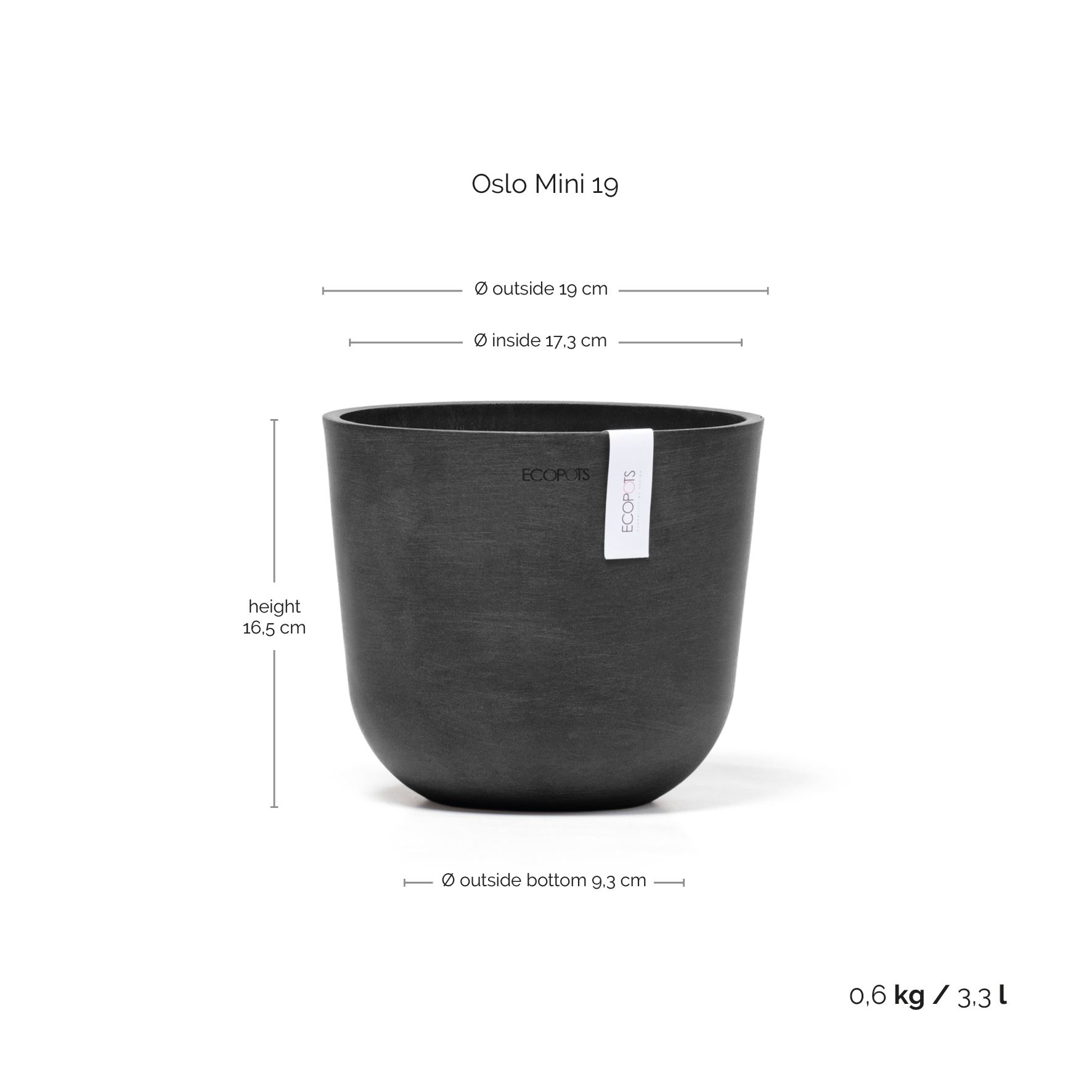 Ecopots-oslo-mini-dark-grey-19-cm-H16-5-cm