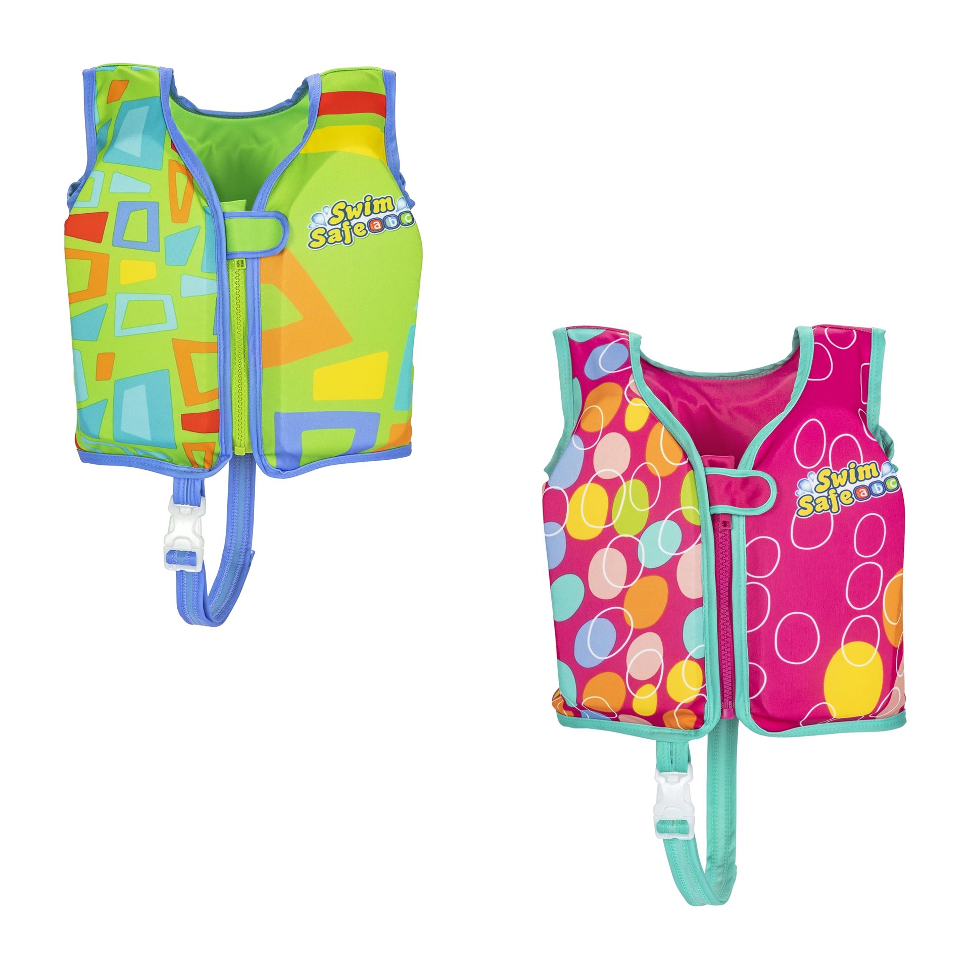 Bestway kinderzwemvest Swim Safe ABC Aquastar - 1-3 jaar Swim-Safe-AQUASTAR-FABRIC-SWIM-VEST-S-M