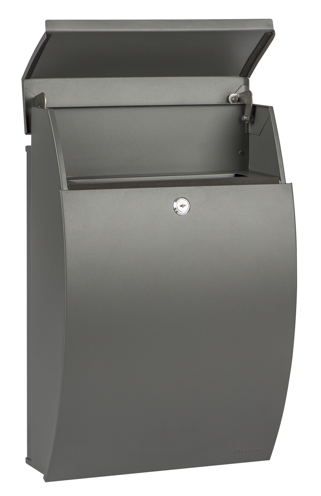 Practo Garden vancouver matte gray - Letterbox in matte gray - 15x32x48cm - Pantone 425C