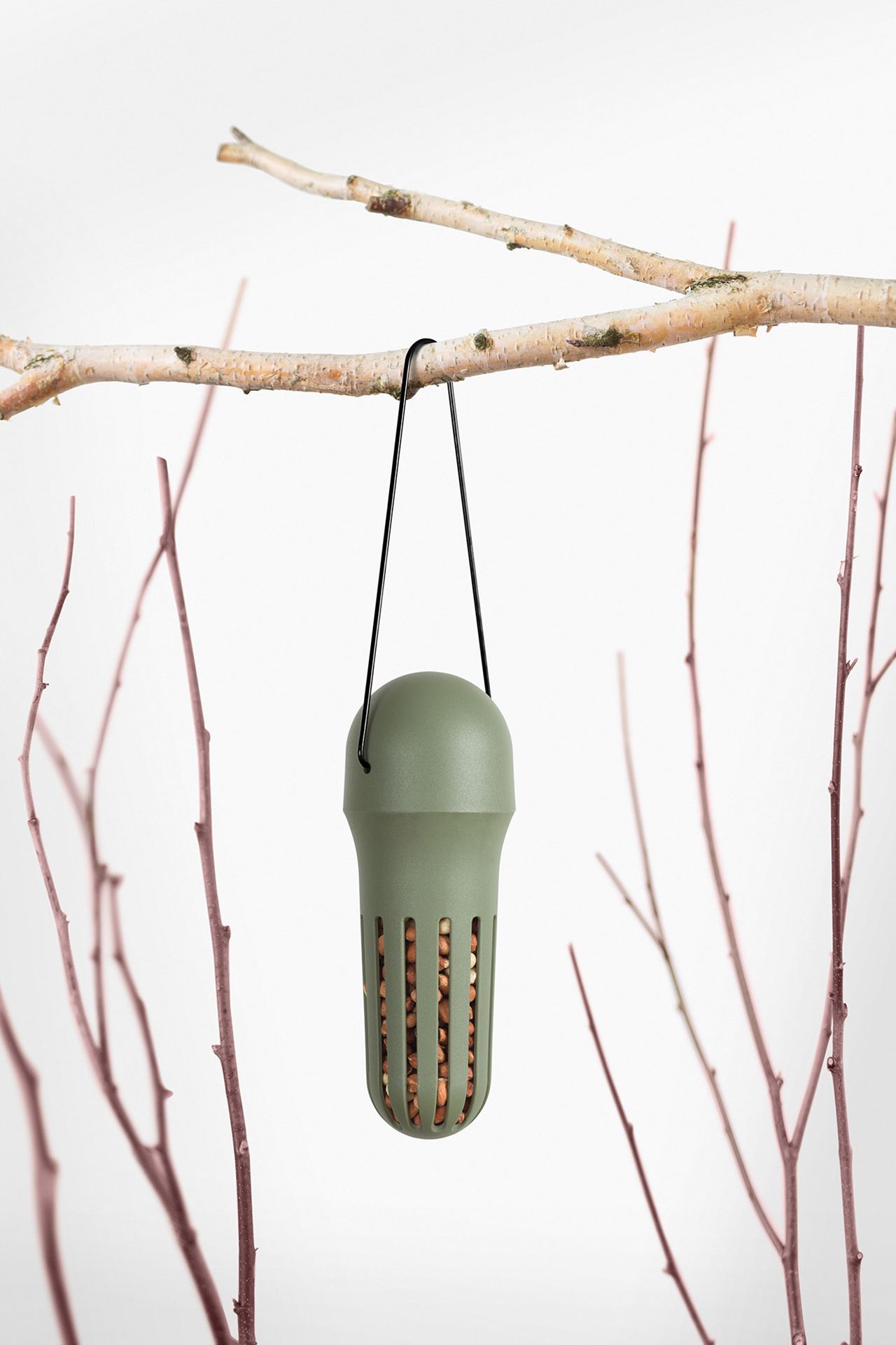 Singing Friend - Hello Max nut feeder - wild green