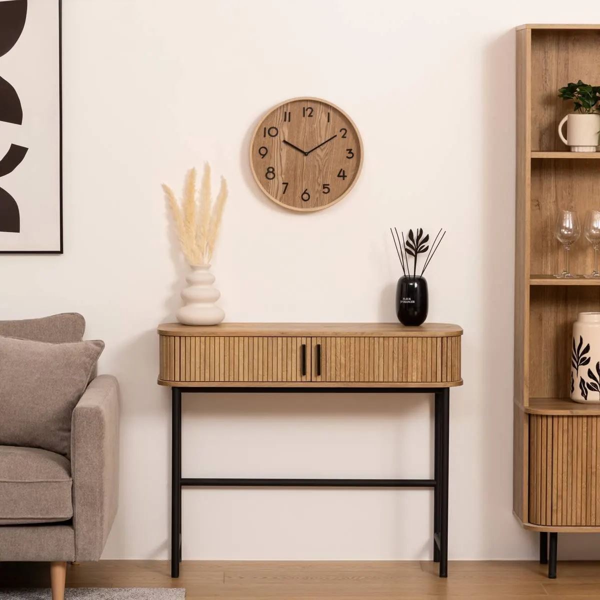 Houten-klok-Ivana-D38