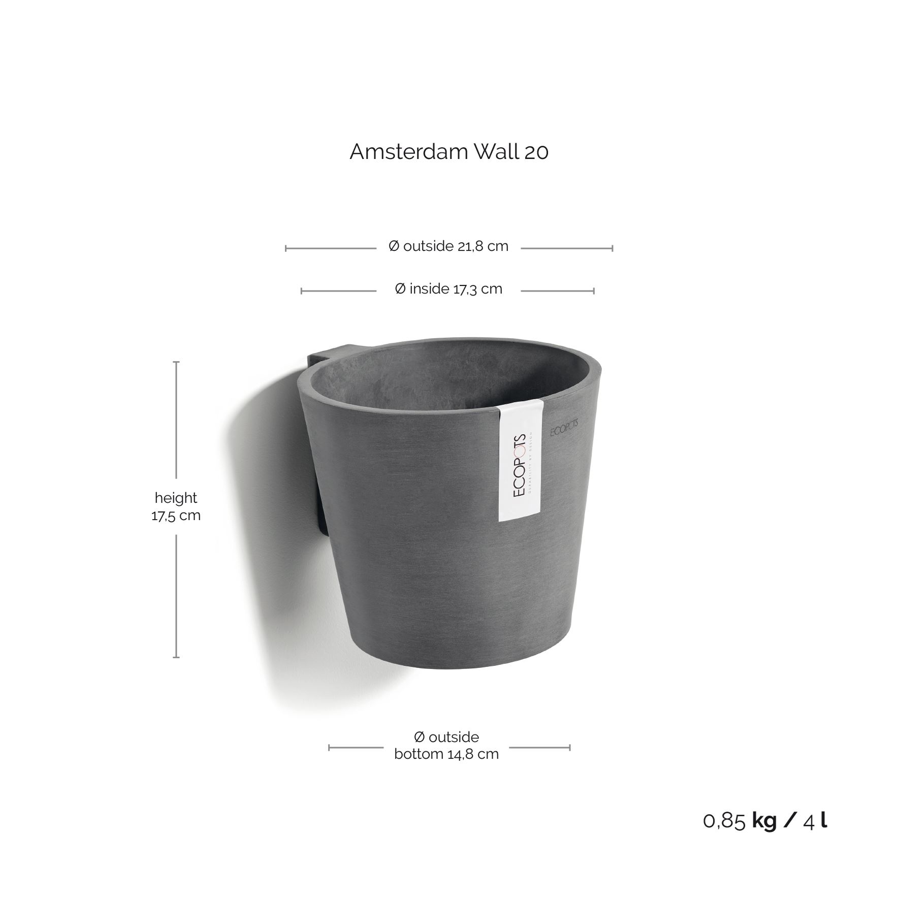 Ecopots-amsterdam-wall-grey-20-cm-H17-5-cm-incl-waterreservoir