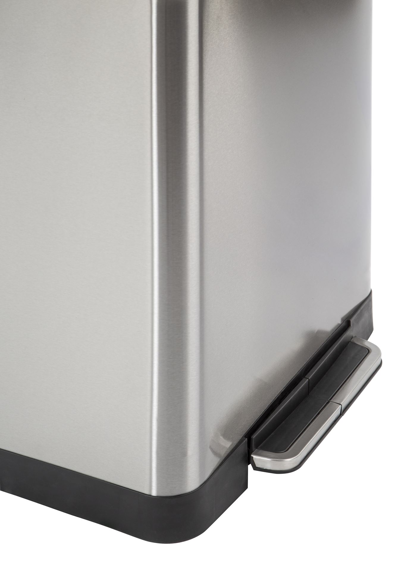 Pedaalemmer-mat-inox-2x30l