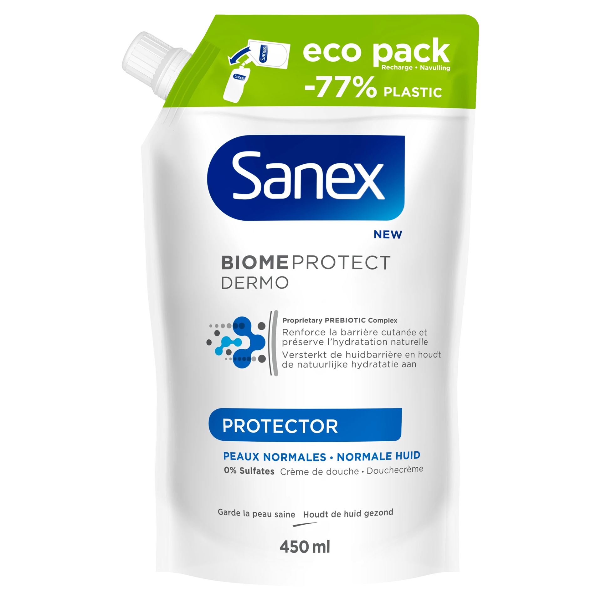 SANEX-Douche-450-ML-BioMe-Protect-Dermo-Protector-Navulling-