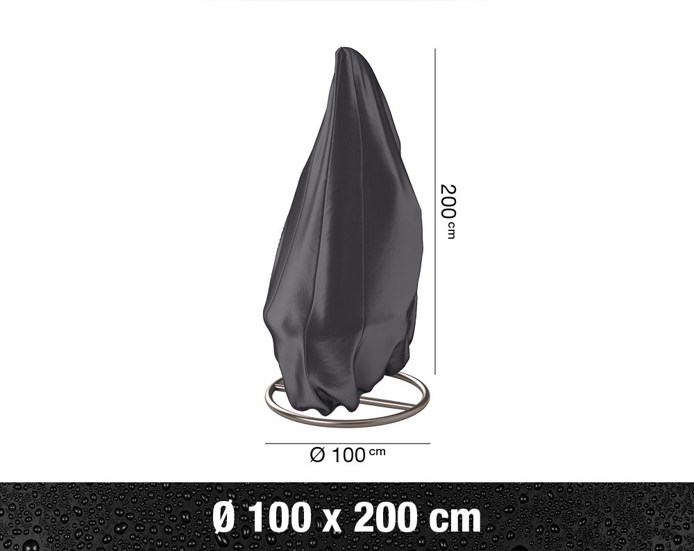 aerocover-hangstoelhoes-100x200-antraciet
